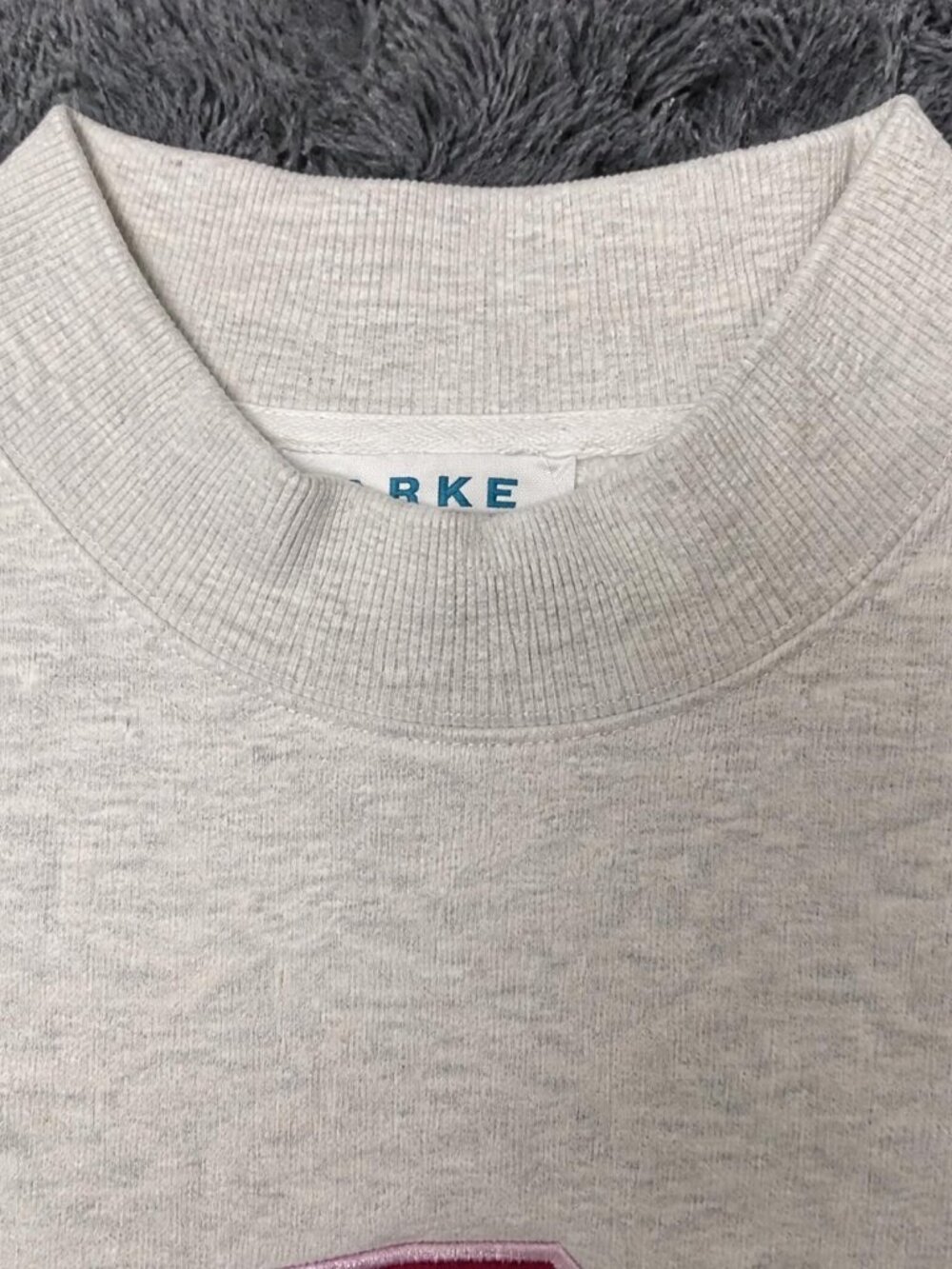 Parke Mock Neck Varsity Sweatshirt - Picture 6 of 7